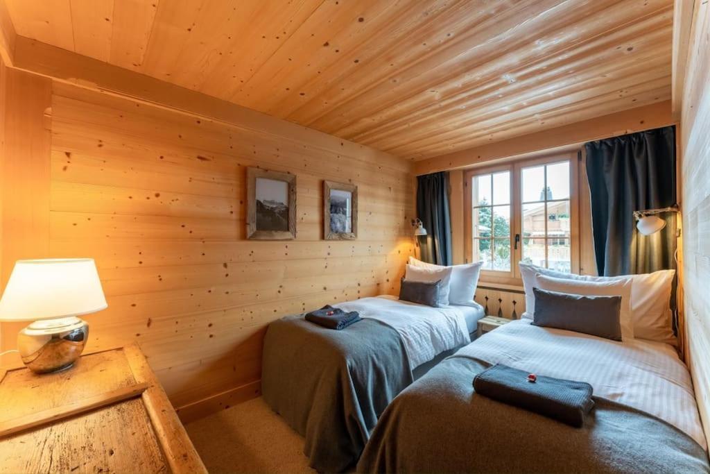 Charming Alpine Apartment Gstaad Esterno foto