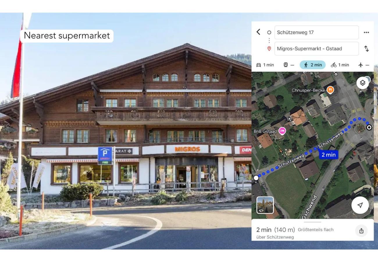 Charming Alpine Apartment Gstaad Esterno foto